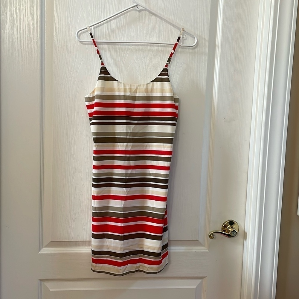 Alice + Olivia stripe cami dress size S Spaghetti Straps